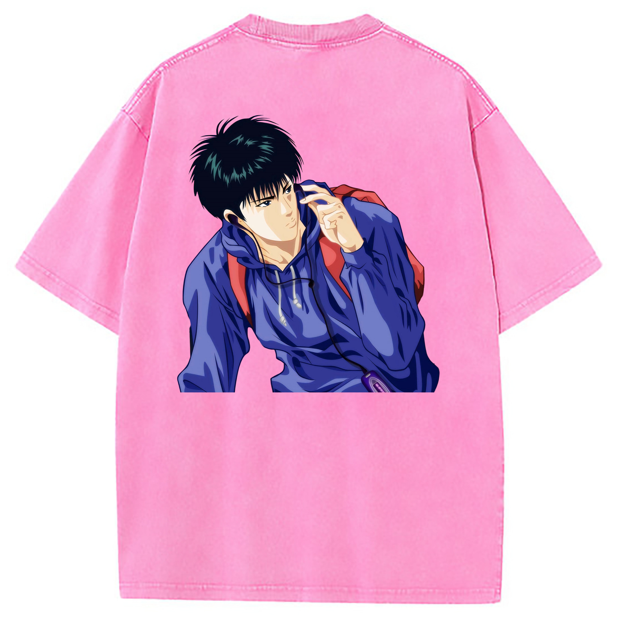 （画像用） SLAM DUNK／スラムダンク 綿100% ヴィンテージ風 半袖Tシャツ（背面プリント）